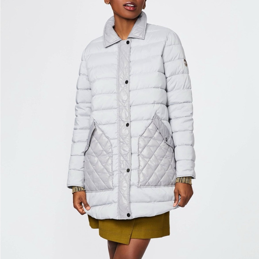 Bernardo NWT Women's Light Gray Puffer Coat MSRP$150